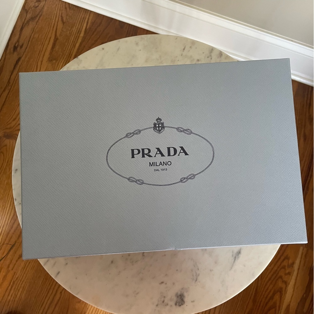 Prada Soft Padded Nappa Leather Slides Black - Picture 5 of 15